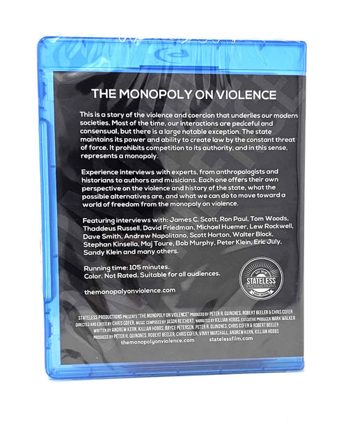 "The Monopoly On Violence" BluRay disc